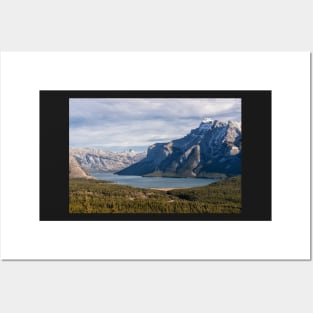 Looking Out at Lake Minnewanka Posters and Art